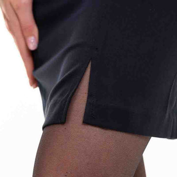 robe service fente genou