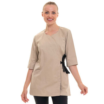 tunique esthéticienne beige