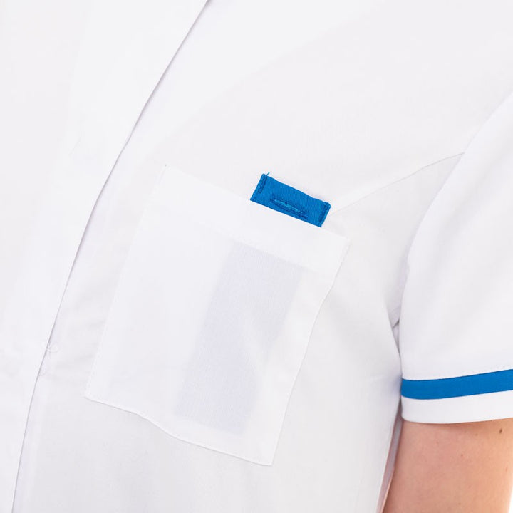 blouse travail bleue hasson