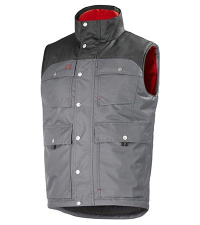 Gilet de Travail Sans Manches Shovel Gris et Noir - ADOLPHE LAFONT