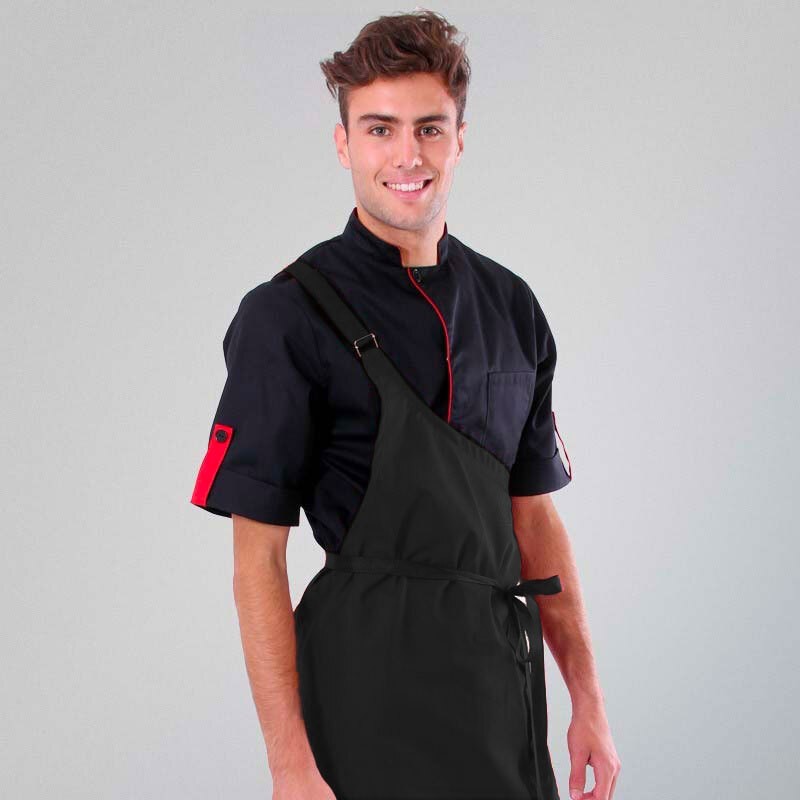 Tablier noir boucher robur