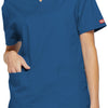 Tunique Médicale Mixte Manches Courtes Bleu-Royal Col V - DICKIES MEDICAL
