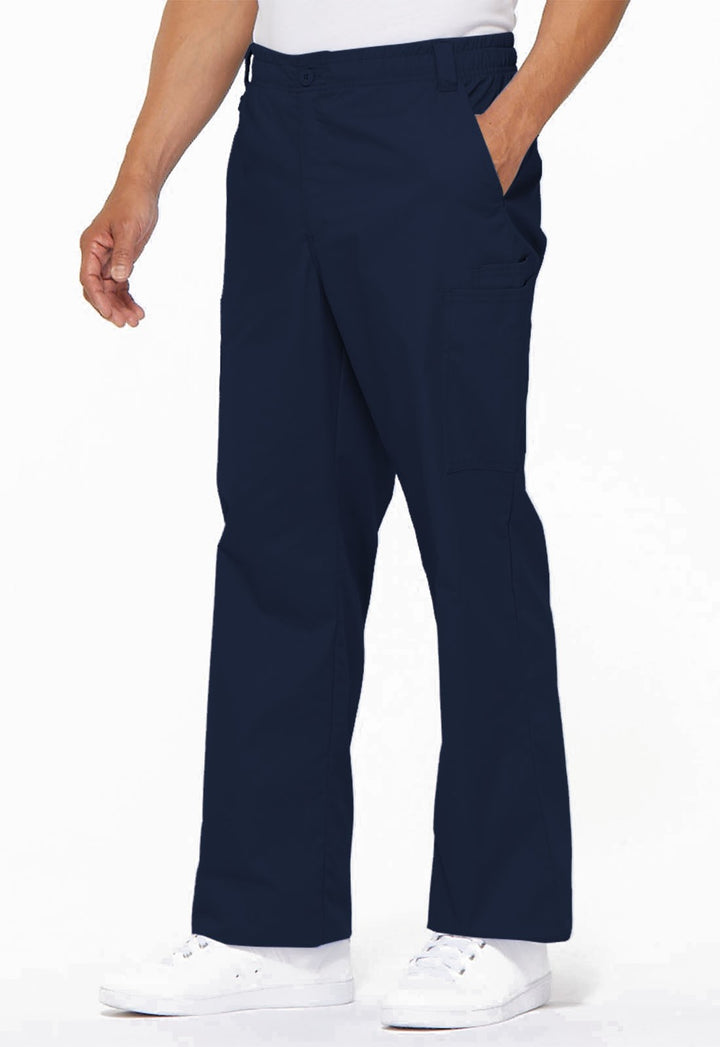 pantalon médical bleu marine pour homme