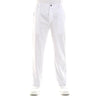 Pantalon de Cuisine Homme Louis Blanc à Boutons - MANELLI