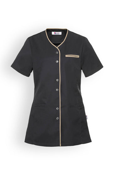 Veste médicale et esthétique noire