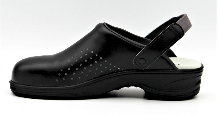 Sabots Bjornson Evo Noirs Confortables en Cuir - NORDWAYS