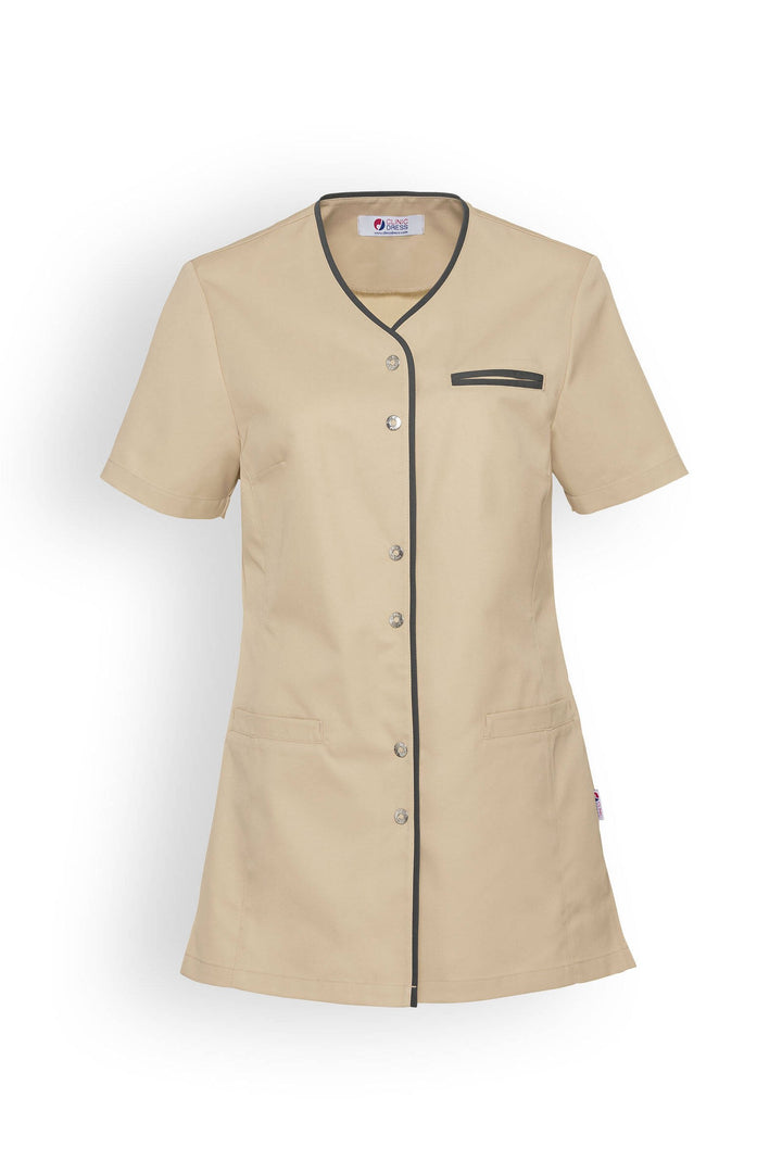 veste médicale beige femme
