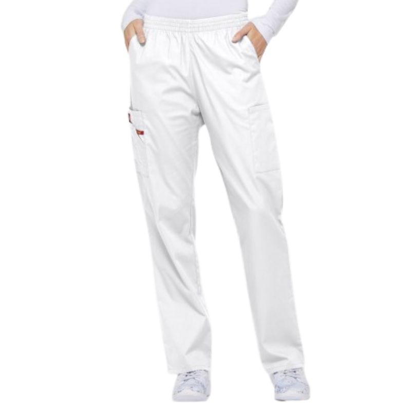 Pantalon médical blanc stylé