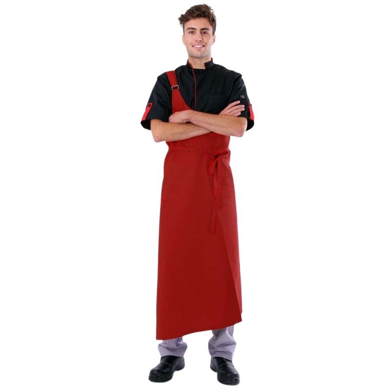 Tablier de boucher rouge - ROBUR