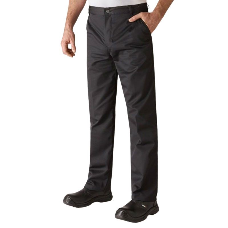 Pantalon de Cuisine Noir professionnel - ROBUR taille 36