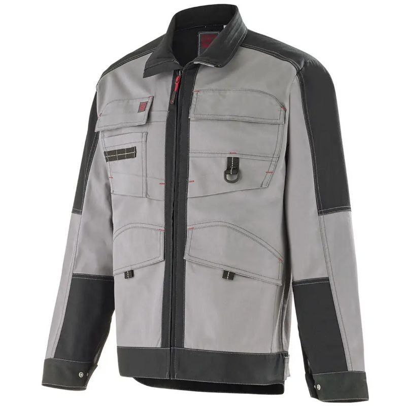 veste de travail lafont gris et noir