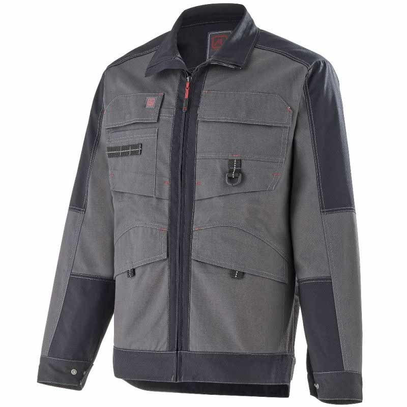 blouson de travail charbon et noir