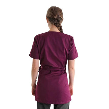 blouse médical violette violet prune
