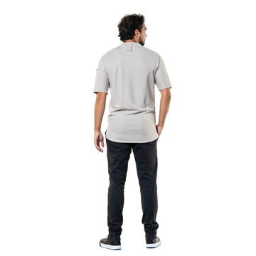T-shirt Manches Courtes Beige et Sable - CHAUD DEVANT - 3