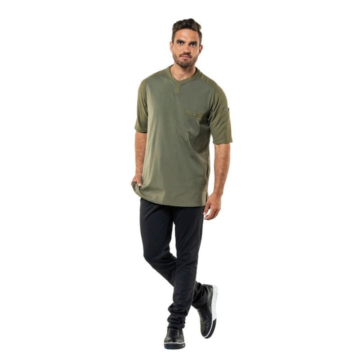 t-shirt mousse kaki vert valente ufx chaud devant