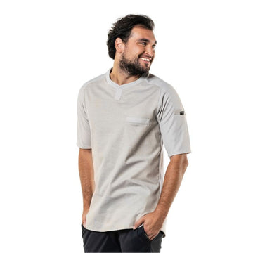 T-Shirt de Cuisine Kaki Eco-Responsable - CHAUD DEVANT - 4