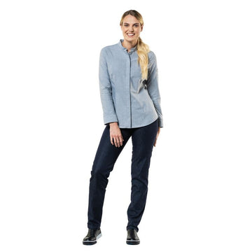 Veste de cuisine nordique grise femme - CHAUD DEVANT