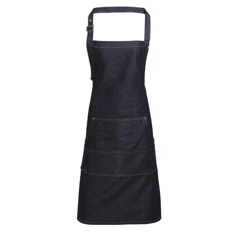 Tablier À Bavette Jeans Stitch Denim - TOPTEX
