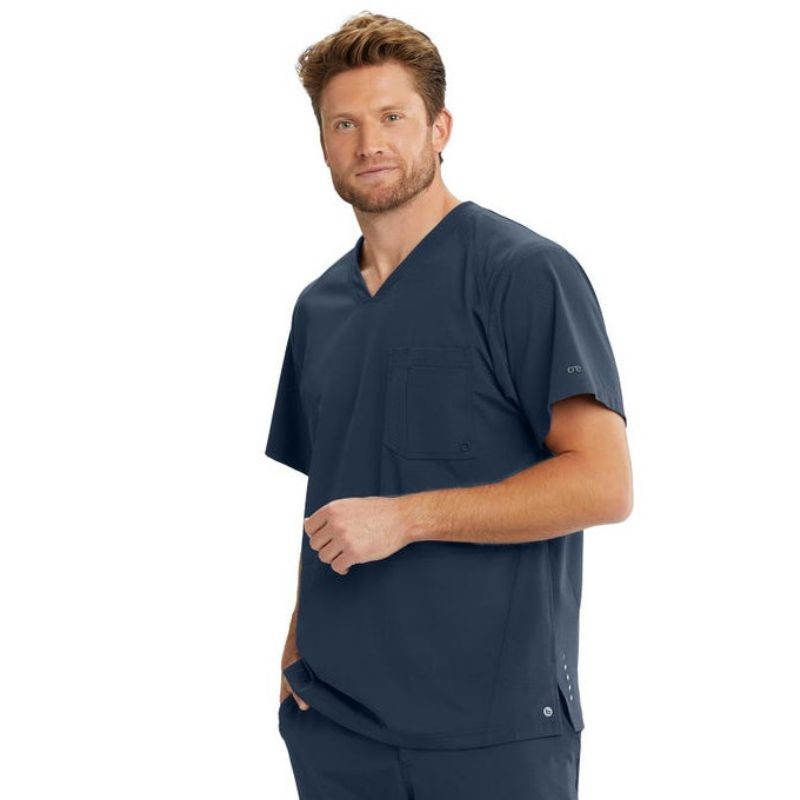 Barco tunique col V grise