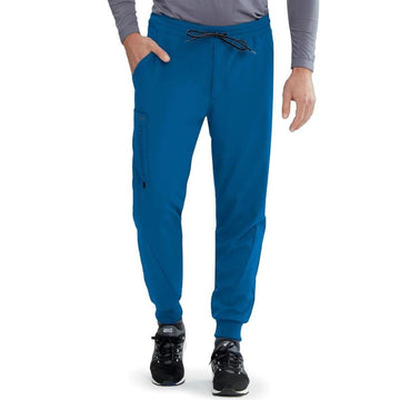 pantalon strech homme médical bleu royal