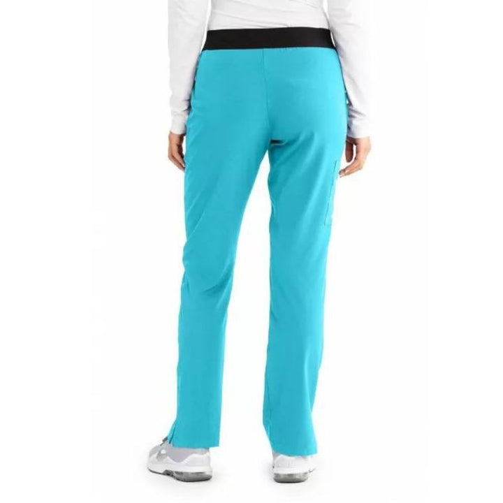 pantalon medical turquoise femme