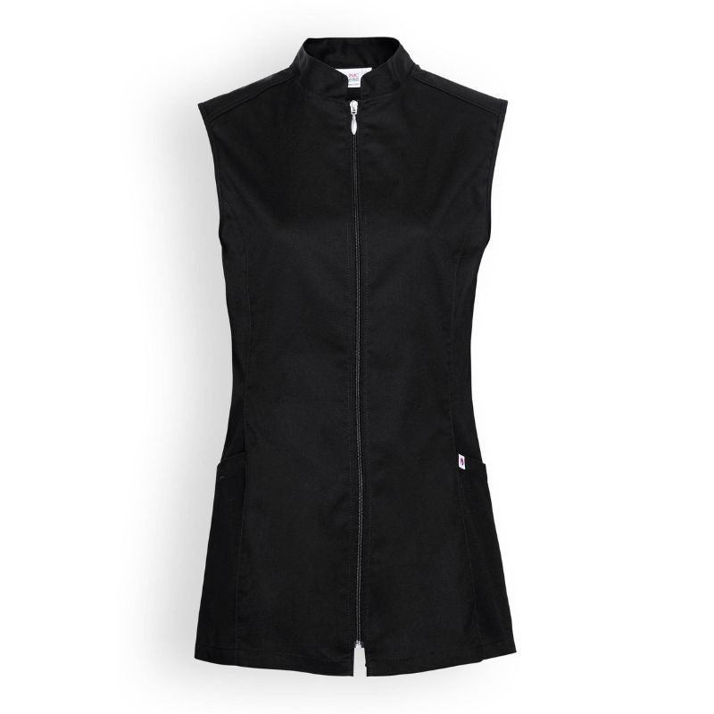 gilet sans manche noir femme