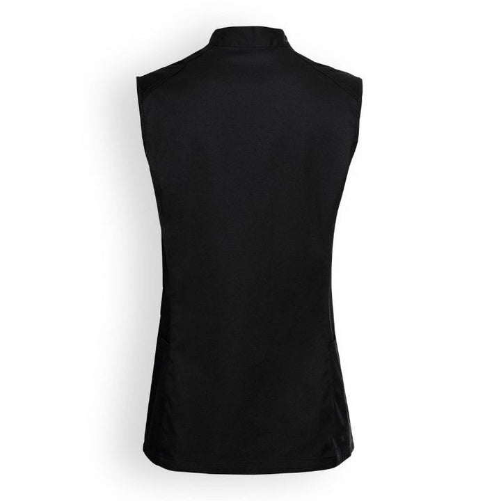 gilet sans manche vue de dos noir femme Clinic dress