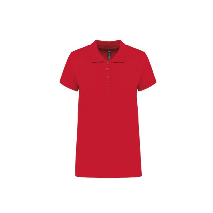 TopTex polo femme rouge devant