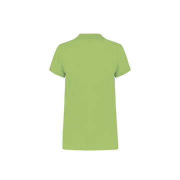 Polo  femme coloris citron vert dos