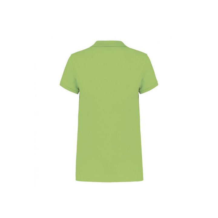 Polo  femme coloris citron vert dos