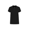 Polo de Travail Femme Noir Manches Courtes Classique - KARIBAN