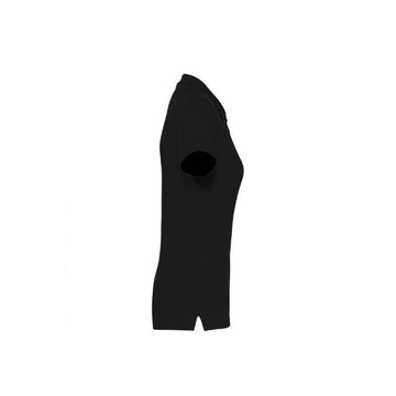 polo femme noir de côté