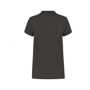 Polo gris foncé classique femme -TOPTEX vue dos