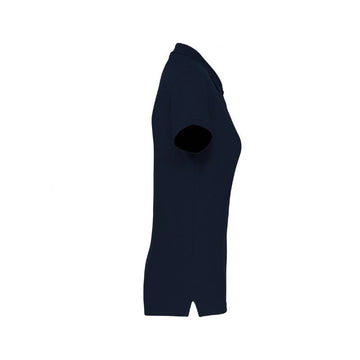 Polo de Travail Femme Manches Courtes Bleu Marine - KARIBAN I Profil