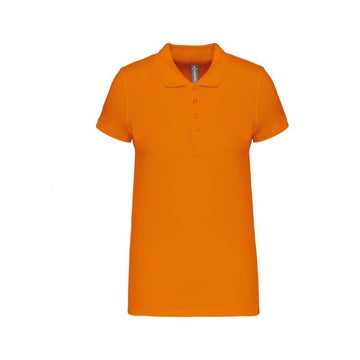 Polo de travail femme orange