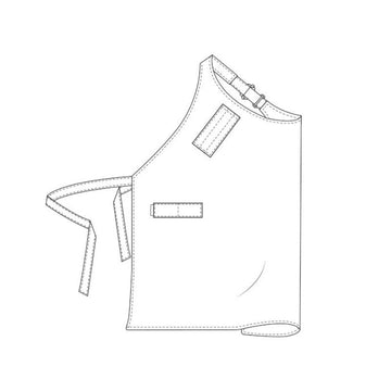 guide attache tablier asymétrique