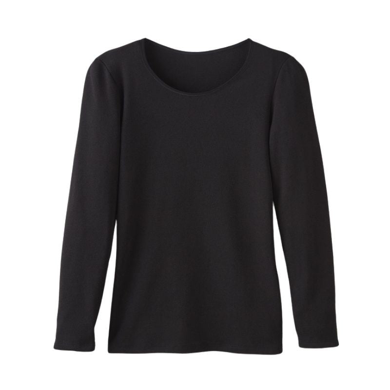 T-shirt chaud à manches longues Thermolactyl noir