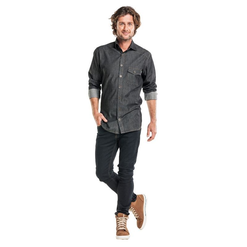 Chemise gris anthracite de travail, top qualité par Chaud Devant