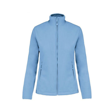 Micro-polaire bleu clair femme pour secteur médical