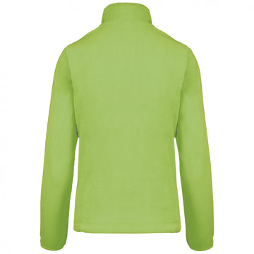 Veste micropolaire vert citron femme toptex
