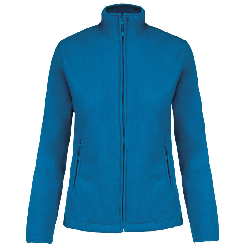 Veste micropolaire cintrée bleu turquoise femme Toptex
