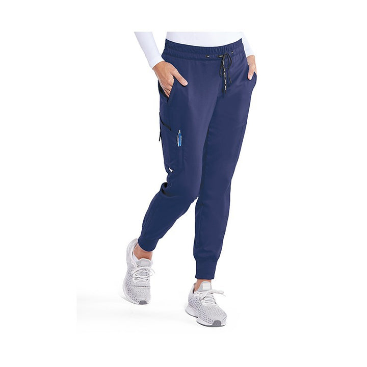 Pantalon médical poche cargo femme bleu marine greys anatomy barco