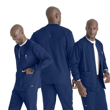 Veste de travail médical Grey's Anatomy, déclinaison bleu