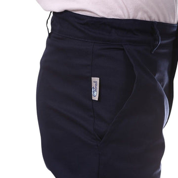 Côté de pantalon de cuisine, bleu marine/foncé