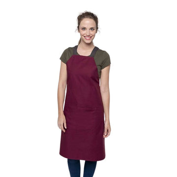 Tablier Toptex bordeaux