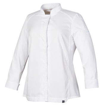 Blouse de cuisine blanche protectrice femme Greta