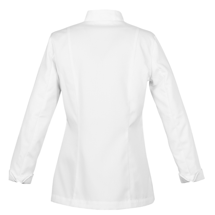 Veste de cuisine professionnelle blanche légère femme Greta