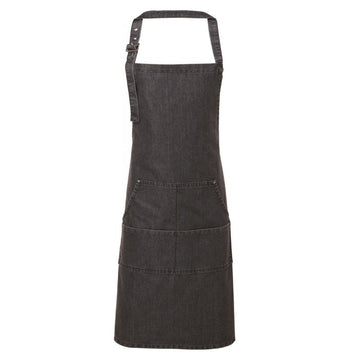 Tablier à Bavette Jean Denim Noir - PREMIER I Noir