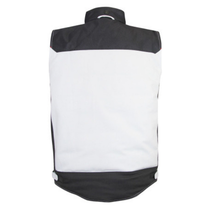 Bodywarmer professionnel renforcé peintre dos long blanc Perche LMA