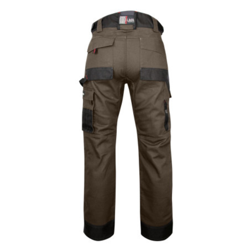 Pantalon de travail marron matière renforcé Tourbe LMA